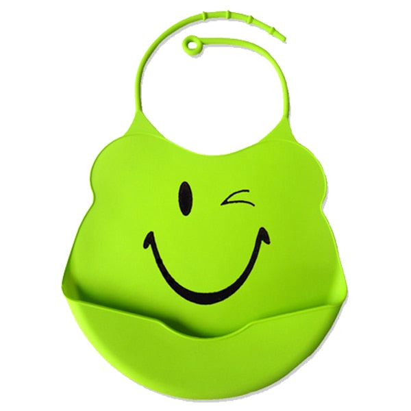18colors new design Baby bibs waterproof silicone feeding baby saliva towel newborn cartoon waterproof aprons Baby Bibs