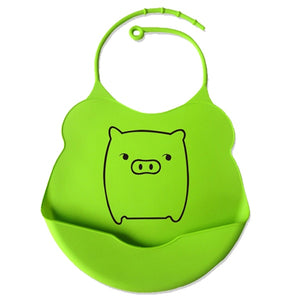 18colors new design Baby bibs waterproof silicone feeding baby saliva towel newborn cartoon waterproof aprons Baby Bibs