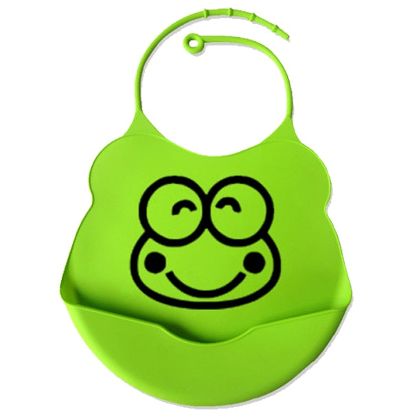 18colors new design Baby bibs waterproof silicone feeding baby saliva towel newborn cartoon waterproof aprons Baby Bibs
