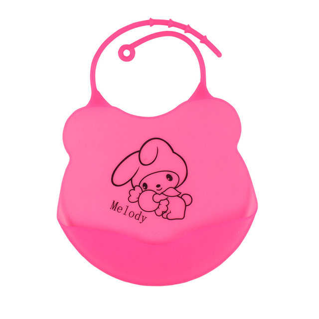 18colors new design Baby bibs waterproof silicone feeding baby saliva towel newborn cartoon waterproof aprons Baby Bibs