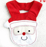 Baby Bibs 3 layers christmas bib for newborn to 3years Baby Towel babador bandanas Infant Apron bibs & burp cloths
