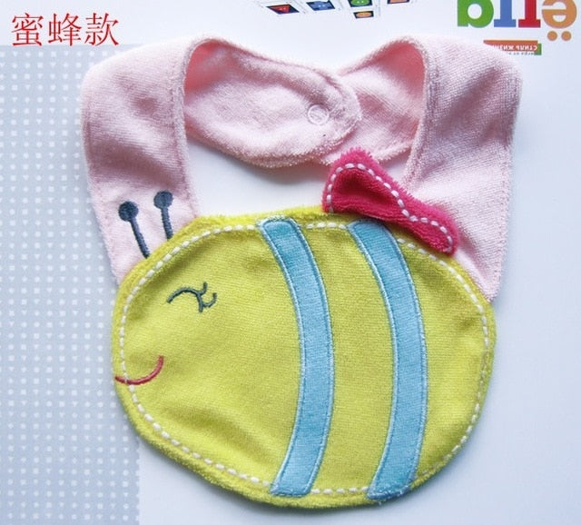 Baby Bibs 3 layers christmas bib for newborn to 3years Baby Towel babador bandanas Infant Apron bibs & burp cloths