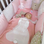 Rabbit Soft Warm Wool Swaddle Blankets