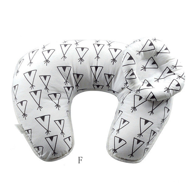 2Pcs Set 2017 Multifunction Nursing Pillow Maternity Pillow U-Shaped Breastfeeding Pillow Cotton Feeding Waist Support Cushion