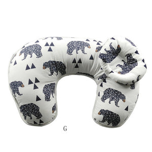 2Pcs Set 2017 Multifunction Nursing Pillow Maternity Pillow U-Shaped Breastfeeding Pillow Cotton Feeding Waist Support Cushion