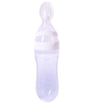 Toddler Silica Gel Feeding Bottle Spoon