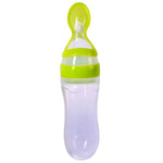 Toddler Silica Gel Feeding Bottle Spoon