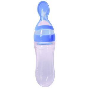 Toddler Silica Gel Feeding Bottle Spoon