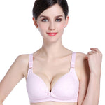 2018 Breast Feeding Cotton Maternity Bras Prevent Sagging Women Soutien Strip Print Nursing Bra Pregnant Underwear For Mom