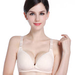 2018 Breast Feeding Cotton Maternity Bras Prevent Sagging Women Soutien Strip Print Nursing Bra Pregnant Underwear For Mom