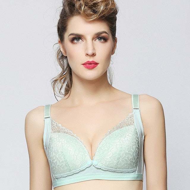2018 New Pregnant Underwear Clothes Lace Maternity Nursing Bra Front Button Cotton Breastfeeding bra For Pregnant women Clothing