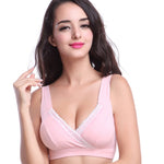 2018 New Breast Feeding Maternity Nursing Bra sleep bra for nursing pregnant women Breastfeeding cotton Wire free Bras underwear