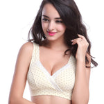 2018 New Breast Feeding Maternity Nursing Bra sleep bra for nursing pregnant women Breastfeeding cotton Wire free Bras underwear