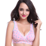 2018 New Breast Feeding Maternity Nursing Bra sleep bra for nursing pregnant women Breastfeeding cotton Wire free Bras underwear