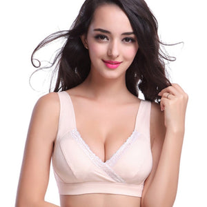 2018 New Breast Feeding Maternity Nursing Bra sleep bra for nursing pregnant women Breastfeeding cotton Wire free Bras underwear