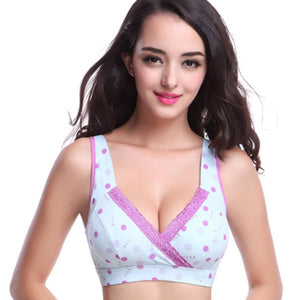 2018 New Breast Feeding Maternity Nursing Bra sleep bra for nursing pregnant women Breastfeeding cotton Wire free Bras underwear