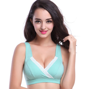 2018 New Breast Feeding Maternity Nursing Bra sleep bra for nursing pregnant women Breastfeeding cotton Wire free Bras underwear
