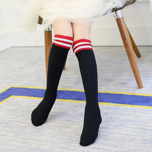 Bear Leader Cartoon Socks 2018 New Spring Colorful Striped Socks Girls Socks Below Knee Children's Socks baby socks For 2-10Y