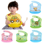 Cartoon Newborn Baby Bibs Silicone Waterproof  Baby Feeding Bib Boy Girl Bavoir Bib Infantil Menina Baberos Bebes Bandana Apron