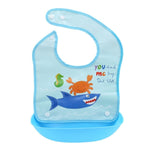 Cartoon Newborn Baby Bibs Silicone Waterproof  Baby Feeding Bib Boy Girl Bavoir Bib Infantil Menina Baberos Bebes Bandana Apron