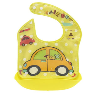 Cartoon Newborn Baby Bibs Silicone Waterproof  Baby Feeding Bib Boy Girl Bavoir Bib Infantil Menina Baberos Bebes Bandana Apron