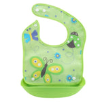 Cartoon Newborn Baby Bibs Silicone Waterproof  Baby Feeding Bib Boy Girl Bavoir Bib Infantil Menina Baberos Bebes Bandana Apron