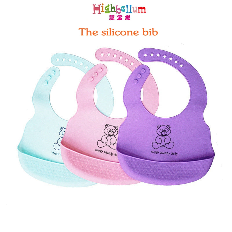 Silicone Baby Bibs Waterproof Bibs Bibs Silicone Feeding Baby Bibs Burp Cloths For Children Self Feeding Care