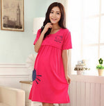 Sleepwear Pregnant Women Pajamas Nursing Nightgown