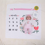Baby Blankets Newborn Fashion Muslin Baby Blanket Swaddle Wrap Soft Flower Printed DIY Photography Props Towels Dropshipping2018
