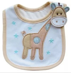 2018 Lovely baby bib Toddler Infant burp cloths  cotton waterproof baberos Neonatal bibs