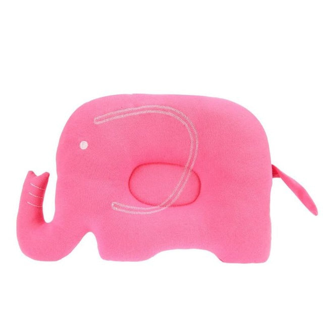 Baby Soft Shaping Pillow Cartoon Elephant Prevent Flat Head Sleeping Positioner Support Cushion Baby Bedding Room Decoration