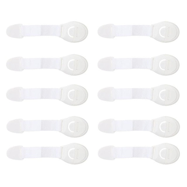 Baby Children Plastic Drawer Door Cabinet Cupboard Toilet Safety Locks Straps Baby Child Safety Care Lock Infant Protection