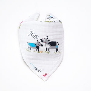 Muslinlife 6 Layers Triangle Bibs Bandana Infant, Newborn Bibs Soft Bamboo Cotton Child Boys &Girls Towel