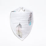 Muslinlife 6 Layers Triangle Bibs Bandana Infant, Newborn Bibs Soft Bamboo Cotton Child Boys &Girls Towel