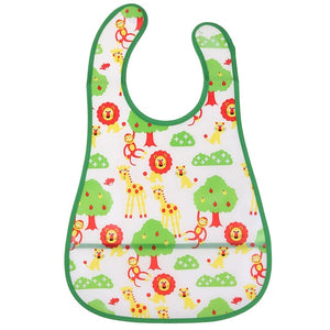 Baby EVA Waterproof Lunch Feeding Bibs Newborn Baby Cute Cartoon Feeding Cloth Towels Children Apron Kids Feeding Accessories