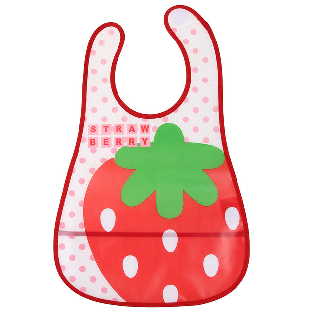 Baby EVA Waterproof Lunch Feeding Bibs Newborn Baby Cute Cartoon Feeding Cloth Towels Children Apron Kids Feeding Accessories