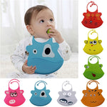 NEW Washable Silicone Infant Feeding Baby Kid Bib Fun Characters Waterproof NSV775