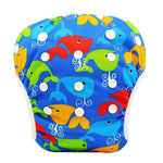 Ohbabyka Baby Swim Diaper Waterproof Adjustable Cloth Diapers Pool Pant Swimming Diaper Cover Reusable Washable Baby Nappies