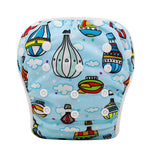 Ohbabyka Baby Swim Diaper Waterproof Adjustable Cloth Diapers Pool Pant Swimming Diaper Cover Reusable Washable Baby Nappies