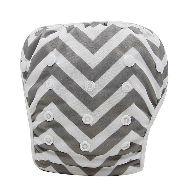 Ohbabyka Baby Swim Diaper Waterproof Adjustable Cloth Diapers Pool Pant Swimming Diaper Cover Reusable Washable Baby Nappies