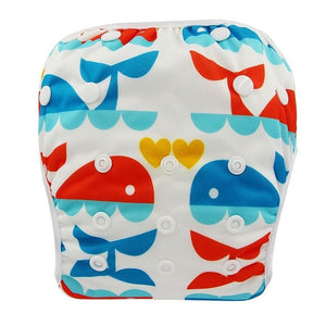 Ohbabyka Baby Swim Diaper Waterproof Adjustable Cloth Diapers Pool Pant Swimming Diaper Cover Reusable Washable Baby Nappies