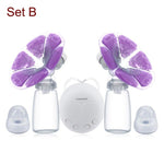 Electric Breast Pump With Milk Bottle USB BPA free