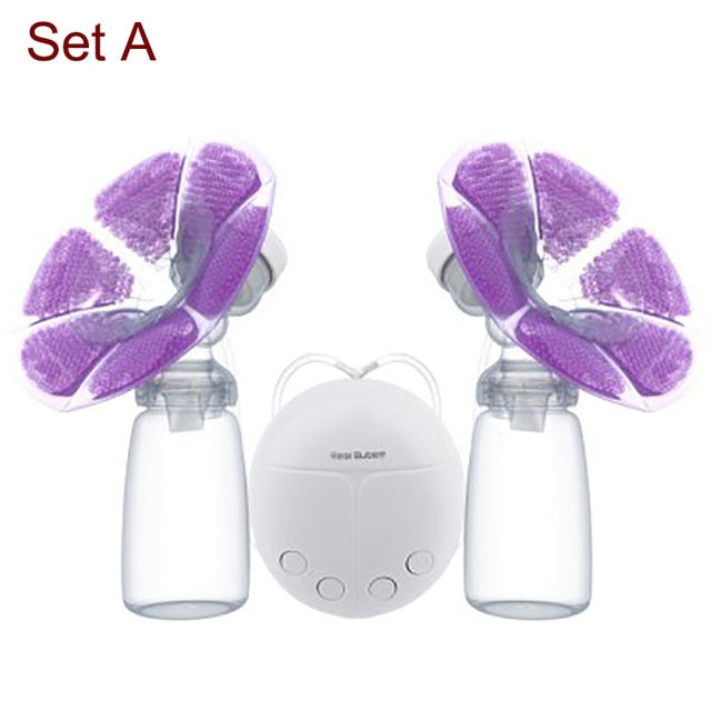 Electric Breast Pump With Milk Bottle USB BPA free