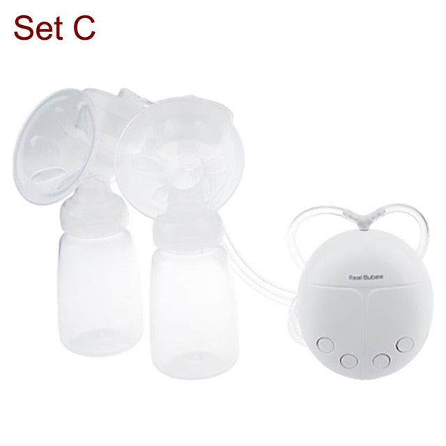 Electric Breast Pump With Milk Bottle USB BPA free