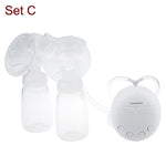 Electric Breast Pump With Milk Bottle USB BPA free
