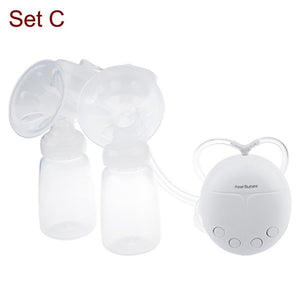 Electric Breast Pump With Milk Bottle USB BPA free