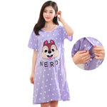 Sleepwear Pregnant Women Pajamas Nursing Nightgown