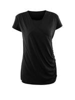 Maternity Top Striped Breastfeeding Tee Shirt