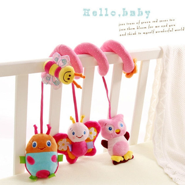 Rattle Bed Crib Car Hanging Plush Appease Toys