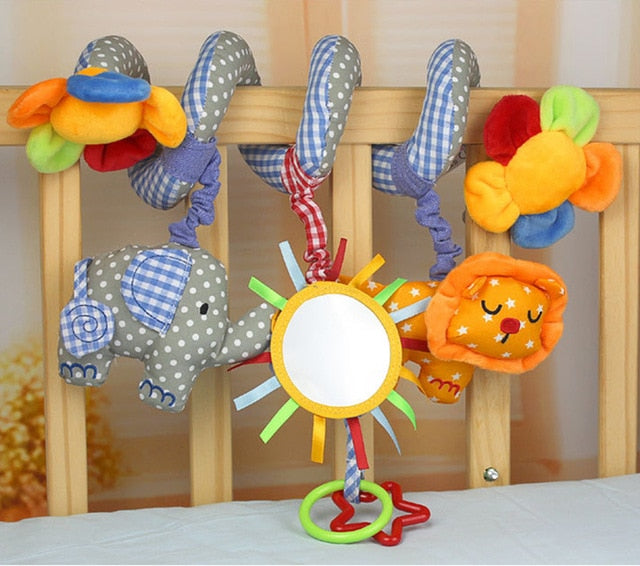 Rattle Bed Crib Car Hanging Plush Appease Toys